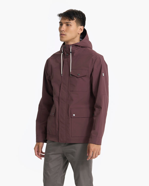 Palisades Rain Jacket | Chestnut