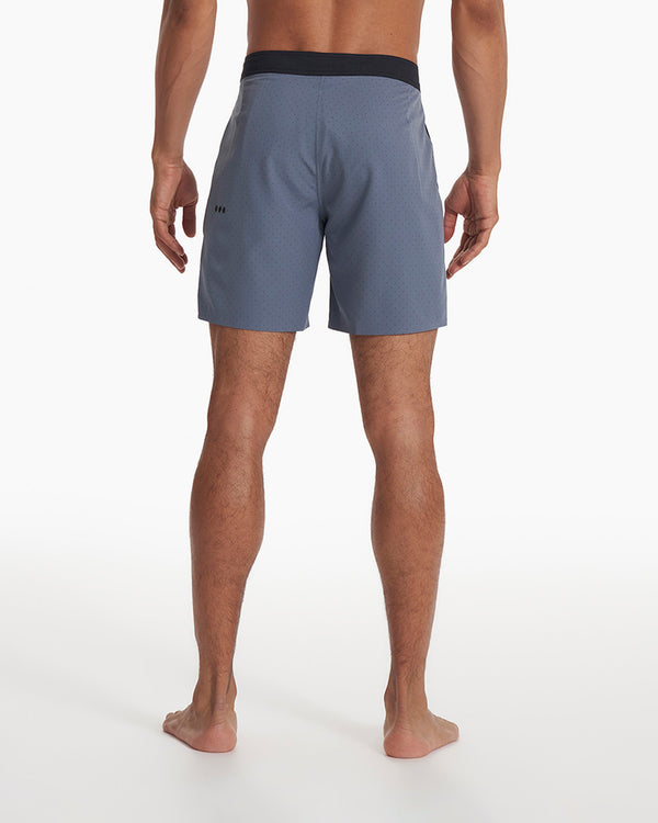 Peak Boardshort | Light Azure Micro Dot